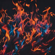 © Rani - colorful fire illustration background