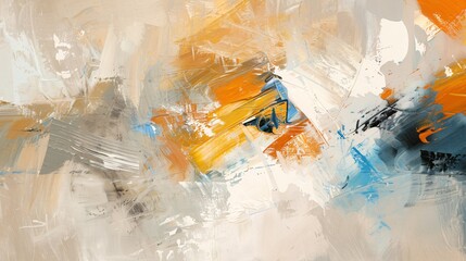 Wall Mural - Abstract modern painting calligraphy