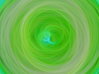 Aufkleber - background with vortex, wheel shapes, green and beige color - abstract graphic with effect of depth,
