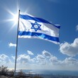 Israel Flag Design for Social Media Banner