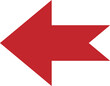 Red Arrow Icon Vector Illustration Design.