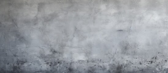 Poster - A close up of a grey concrete wall, blending in with the natural landscape. The monochrome pattern resembles wood grain, twigs, grass, and soil