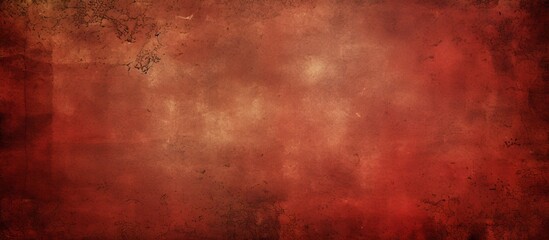 Sticker - An upclose view of a brown hardwood flooring with a grunge texture, featuring shades of red, amber, orange, and magenta in a rectangular pattern