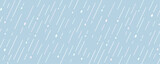 Fototapeta  - 雨の日の背景イラスト（バナー　見出し　タイトル　フレーム　梅雨）