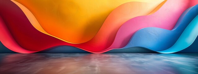 Wall Mural - background color abstract design stripe pattern line graphic retro blue. texture abstract color back
