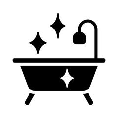 Poster - Bathroom Cleaning Icon