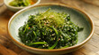 gosari namul, Korean food side dish Seasoned Bracken . Generative Ai