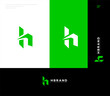 ©  JustPrints - H Letter Logo Icon Brand Identity,H Letter Sign Symbol Template