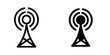 Illustration Vector graphic of tower icon template