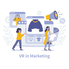 Poster - innovation in marketing concept. vector illustration