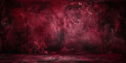 Wall Mural - red background, red grunge texture background for poster, Dark Red Stucco Wall Background. Valentines ,Christmas	banner
