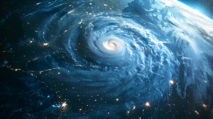 Milky way galaxy , generative ai