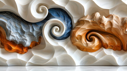 Wall Mural - spiral background