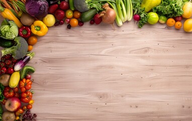 Wall Mural - A colorful assortment of fruits