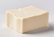 Solid piece of tallow fat on white background