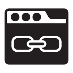 link glyph icon