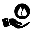   Save Water glyph icon