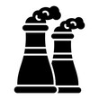   Air Pollution glyph icon