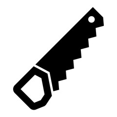   Handsaw glyph icon