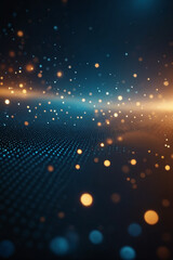 Poster - Abstract technology particles mesh background