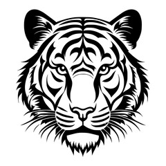 Poster - tiger head vector