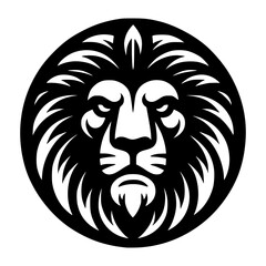 Sticker - lion head tattoo