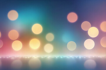 Canvas Print - Soft bokeh light blurred background