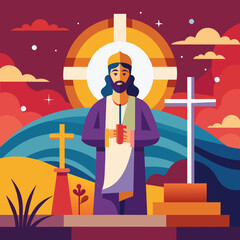 Captivating Good Friday Vector Illustrations Reflecting Reverence