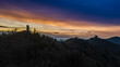 Trifels / Dahnerfelsenland im Sonnenuntergang 