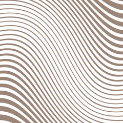 Poster - abstract geometric wave line pattern art vector illustration.