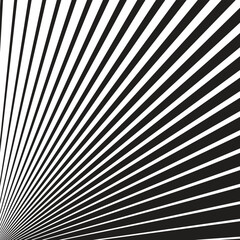 Poster - abstract geometric wave line pattern art vector illustration.