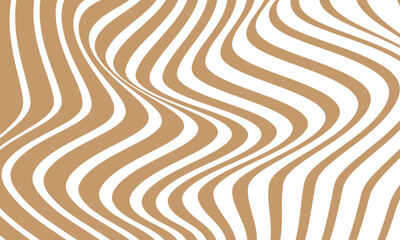 Poster - abstract geometric wave line pattern art vector illustration.