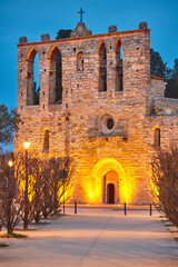 Wall Mural - Romanesque church in Girona. Sant Esteve de Peratallada. Catalunya, Spain