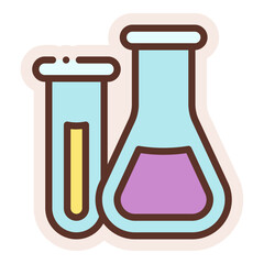 Wall Mural - erlenmeyer flask sticker