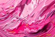 Abstract acrylic oil paint ink painted waves painting texture colorful background banner panorama long - Magenta pink color swirls waves