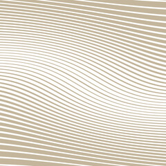 Poster - abstract geometric wave line pattern art vector illustration.