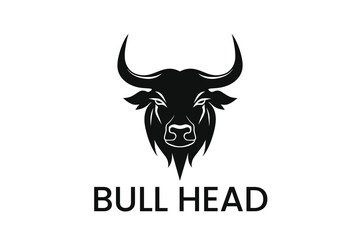 Wall Mural - bull head icon