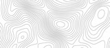 Fototapeta Do przedpokoju - Topographic map background geographic line map pattern .panorama view black color wave curve lines .geographic mountain relief abstract grid .the concept map of a conditional geography map .