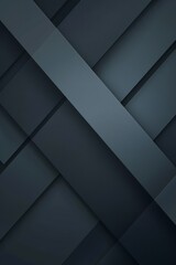 Poster - Sleek black and blue design with a rich color blend, showcasing abstract, elegant stripes for a modern feel.