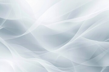 Poster - Abstract white and grey background with subtle blurred patterns.