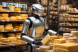 Roboter als Käseverkäufer in der Käserei