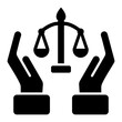   Ethics glyph icon