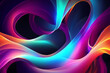 Wellenförmiger Hintergrundn aus Regenbogenfarben