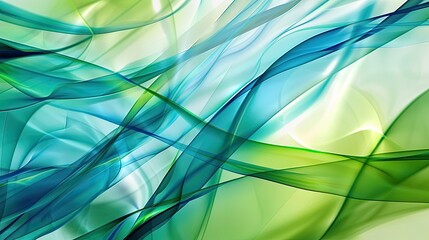 Wall Mural - Blue and green abstract background