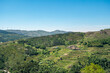 Viewpoint of the Terraces overlooking the Agricultural terraces Sistelo, Portugal.