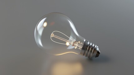 Aufkleber - Light bulb, isolated, realistic photo
