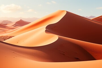 Empty quarter desert dunes.