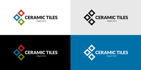 Abstractive ceramic tiles logo