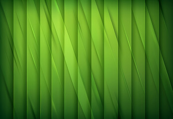 Green abstract background with geometric shapes gradient color for presentation design