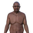 An African man, 3D illustration